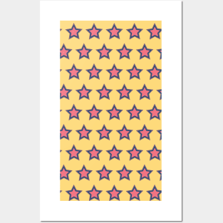 Aguirre | Colorful Stars Pattern Posters and Art